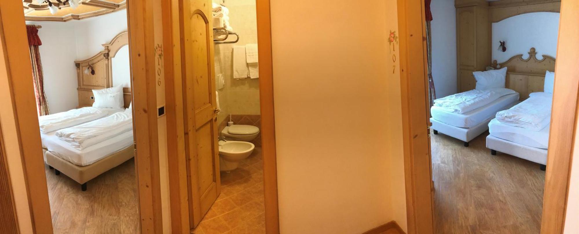 Hotel Malder Soraga Bagian luar foto